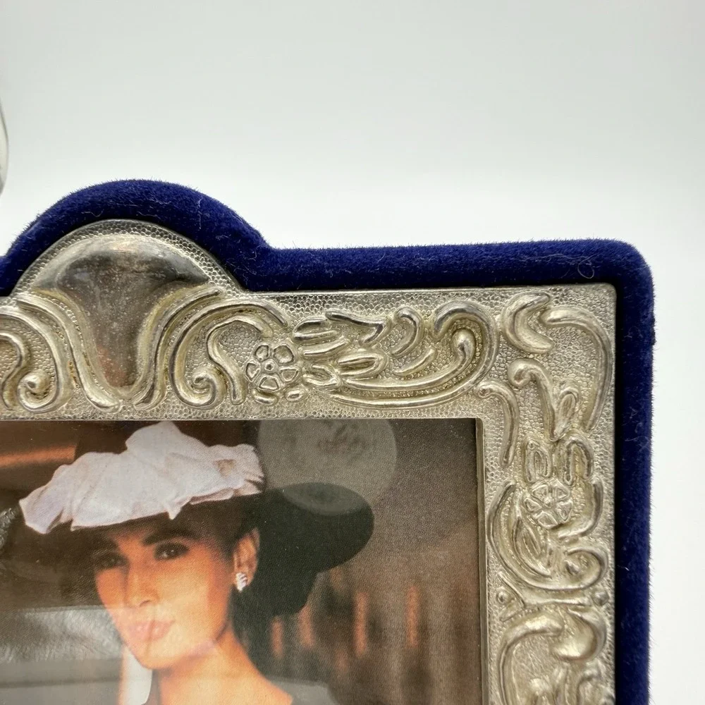 Vtg International Silver Company Silver Plated Ornate Picture Frame 3.5 X 5.5 in